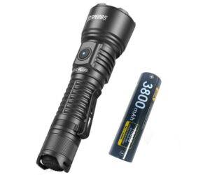 Torcia LED 2100 Lumen con Fascio Luminoso fino a 726 Metri