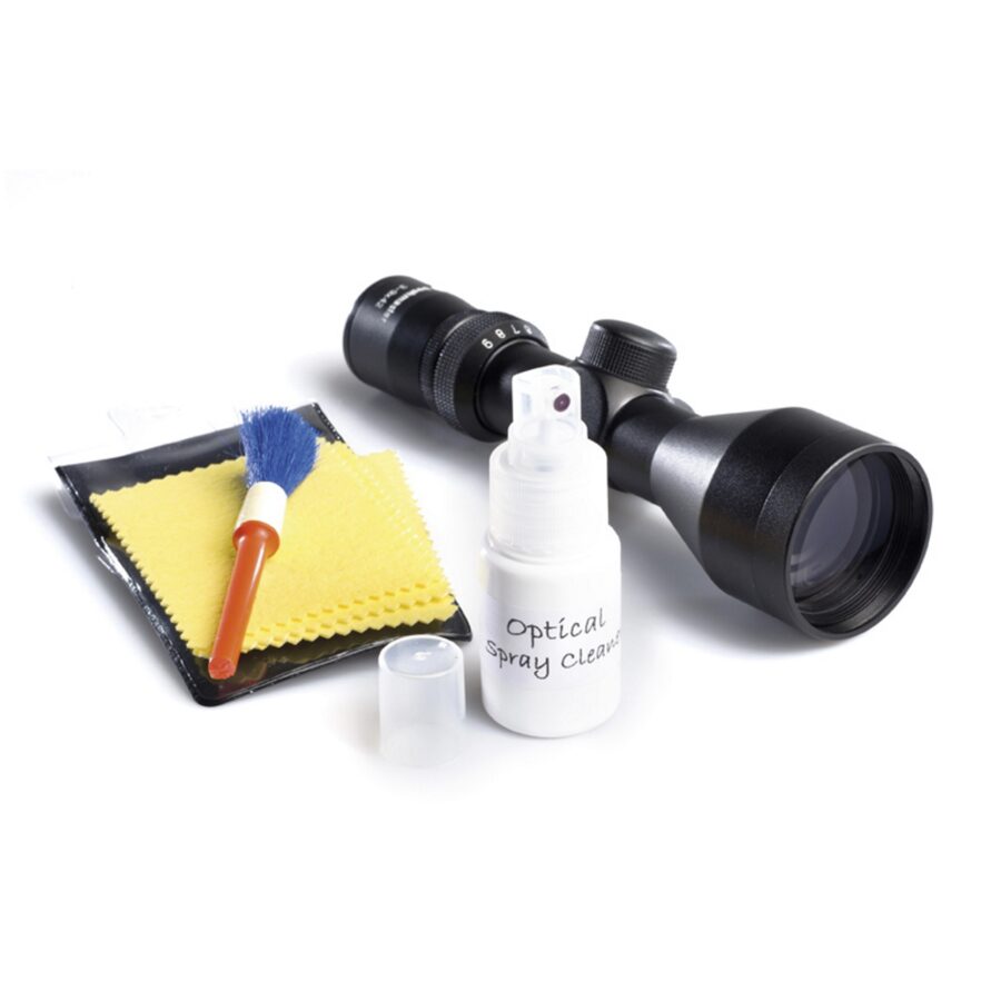 Kit di pulizia per ottiche con spray detergente