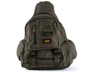 Zaino monospalla in canvas 25L