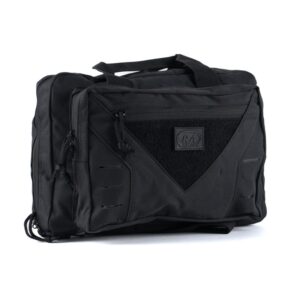 Borsa porta pistola RA SPORT SWPC BLACK con tasche esterne per accessori e caricatori