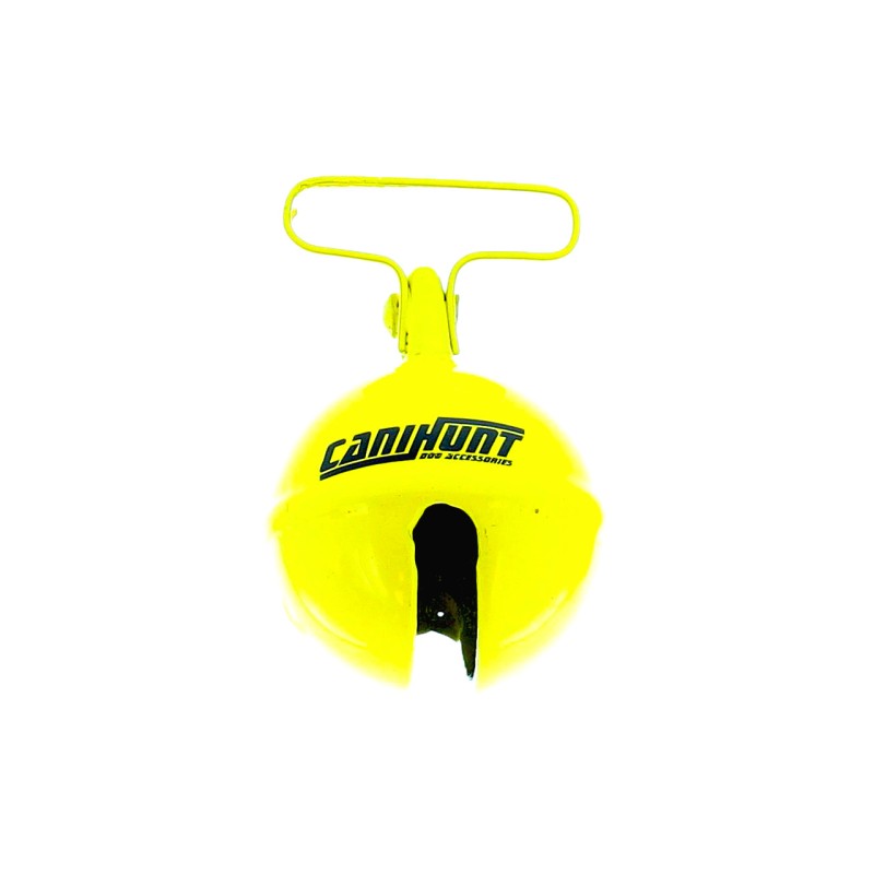Campana per cani Grelot in metallo giallo alta visibilità – 2.4 a 4.4 cm