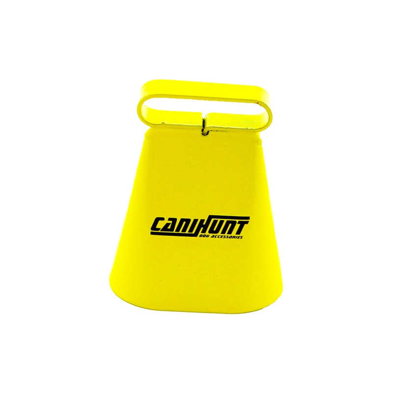 Campana per cani Viper CANIHUNT in metallo giallo – 3.5 a 6.5 cm