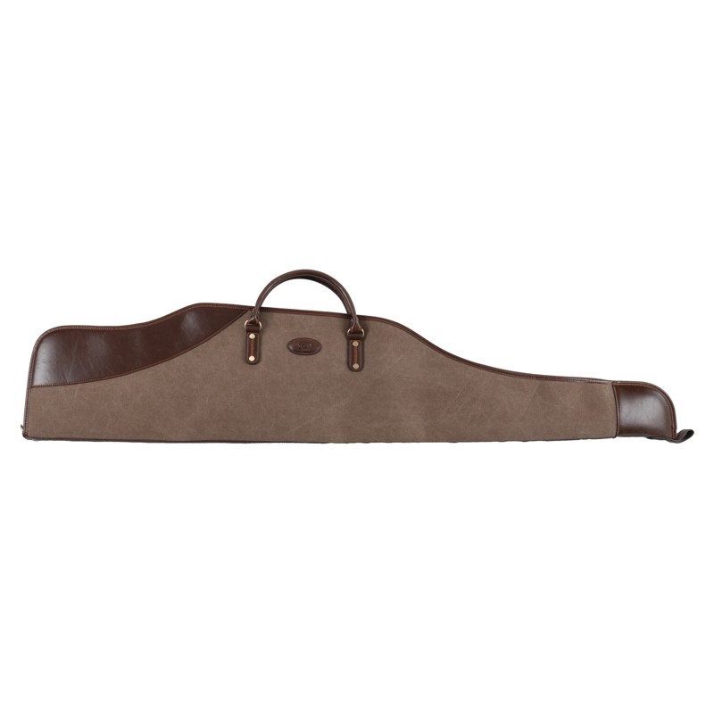 Fodero imbottito 127 cm in canvas e eco-pelle per carabina con interno antigraffio