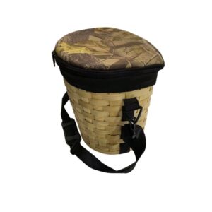 Gerla raccolta funghi RA SPORT 20L con zip, fondo in legno