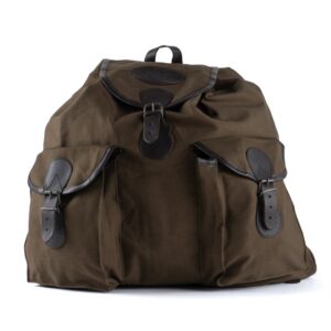 Zaino canvas e pelle RA SPORT 50L con interno impermeabile estraibile