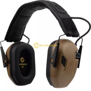 Cuffia elettronica Earmor M300A-BK US-TAN