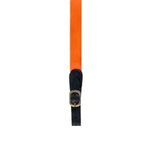 Cinghia elastica Orange Blazed per fucile con finiture in pelle sintetica