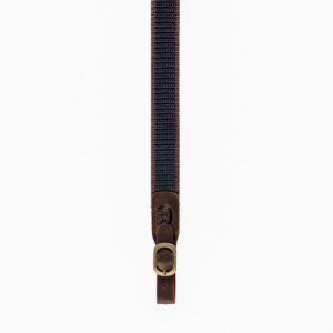 Set 10 cinghie nere per fucile in tessuto antiscivolo con finiture in pelle sintetica