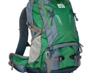 Zaino trekking 40L tecnico multitasche in nylon con cinghia lombare e pettorale