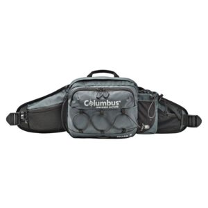 Marsupio tecnico multiscomparto da trekking con tasche e supporto borraccia