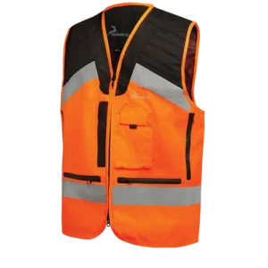 Gilet da caccia cinghiale KONUSTEX Gametop Reflex alta visibilità