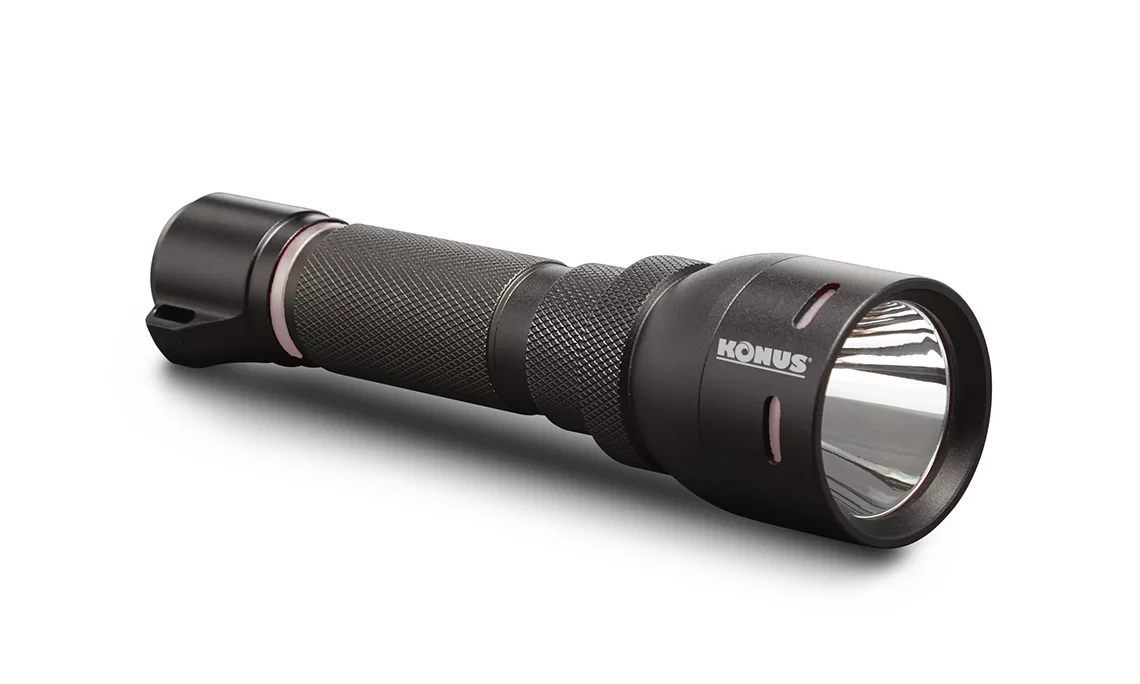 Torcia tattica Konuslight-RC8 1000 lumens con comando remoto
