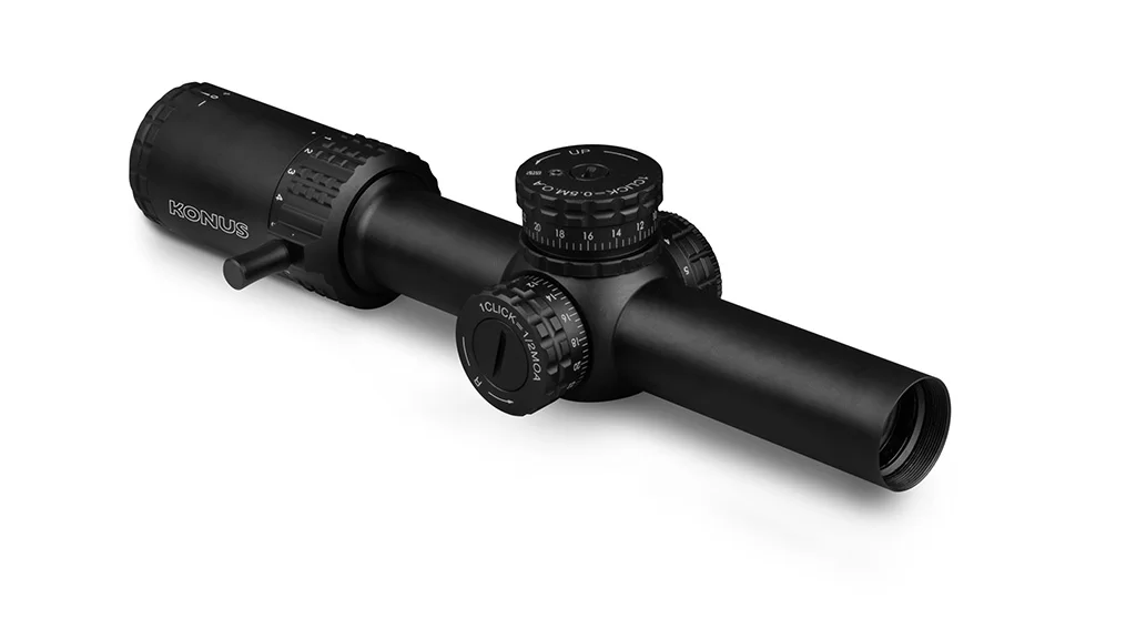 Ottica Konus Sultan 1-10x24 | zoom 10x e reticolo illuminato