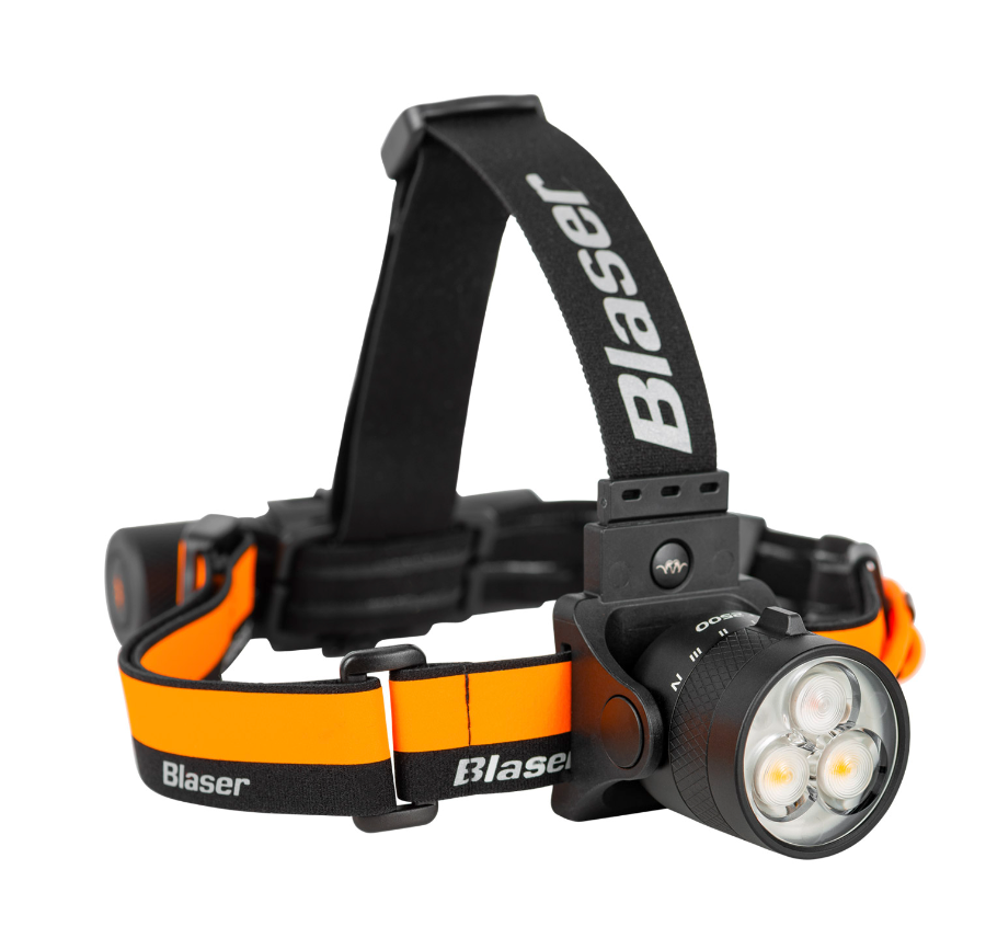 Lampada frontale Blaser HT2500 | 2500 lumen con luce rossa e bianca