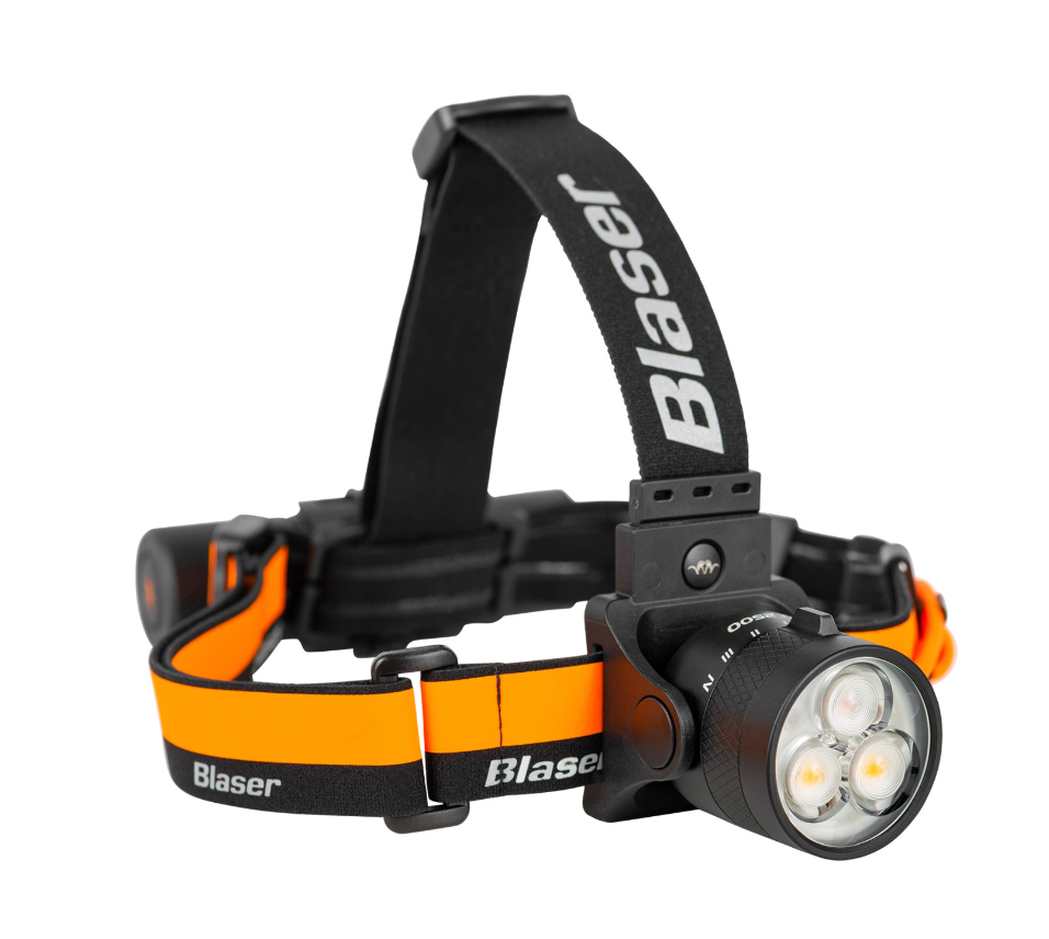 Lampada frontale Blaser HT2500 | 2500 lumen con luce rossa e bianca
