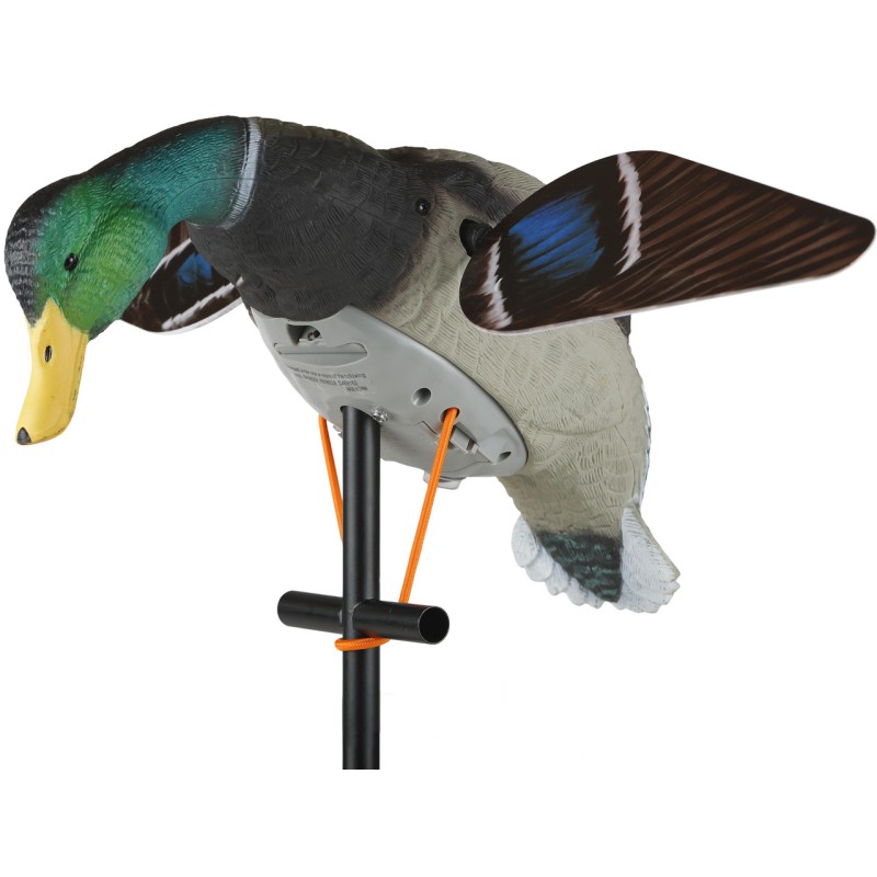 Stampo motorizzato germano LUCKY DUCK HD ali girevoli