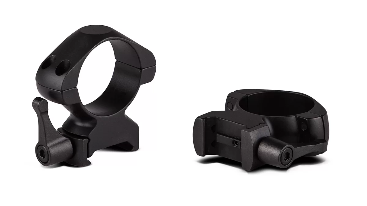 Anelli montaggio Konus 30mm medi Quick Release | Weaver e Picatinny