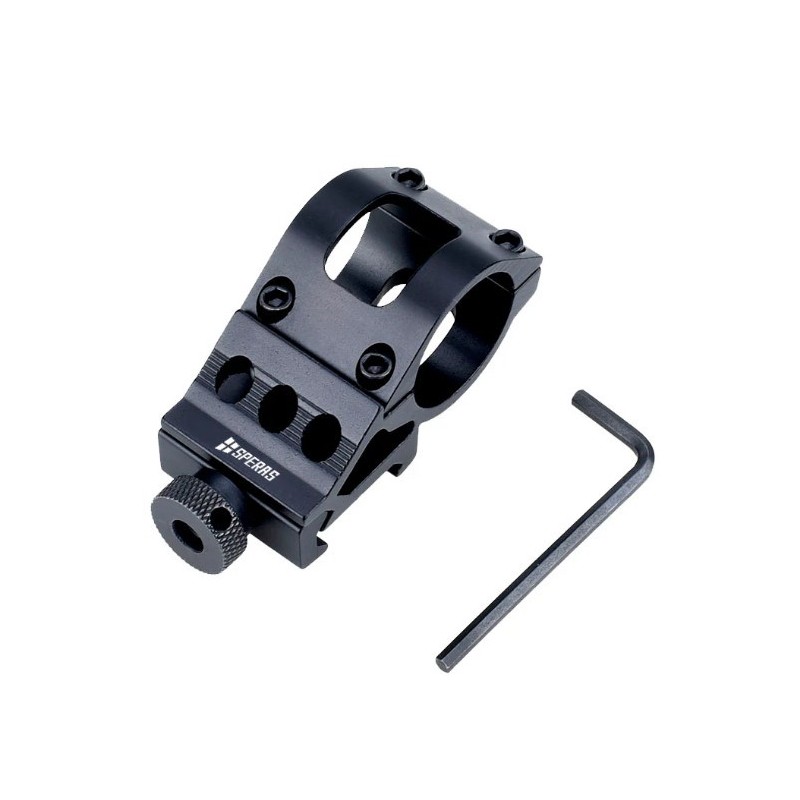 Attacco Picatinny per torcia 1" | compatibile 25.4 mm