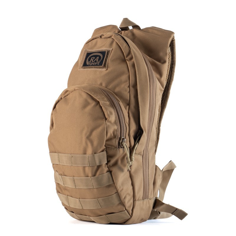Zaino tactical RA Sport Desert 13L con MOLLE e Camel bag