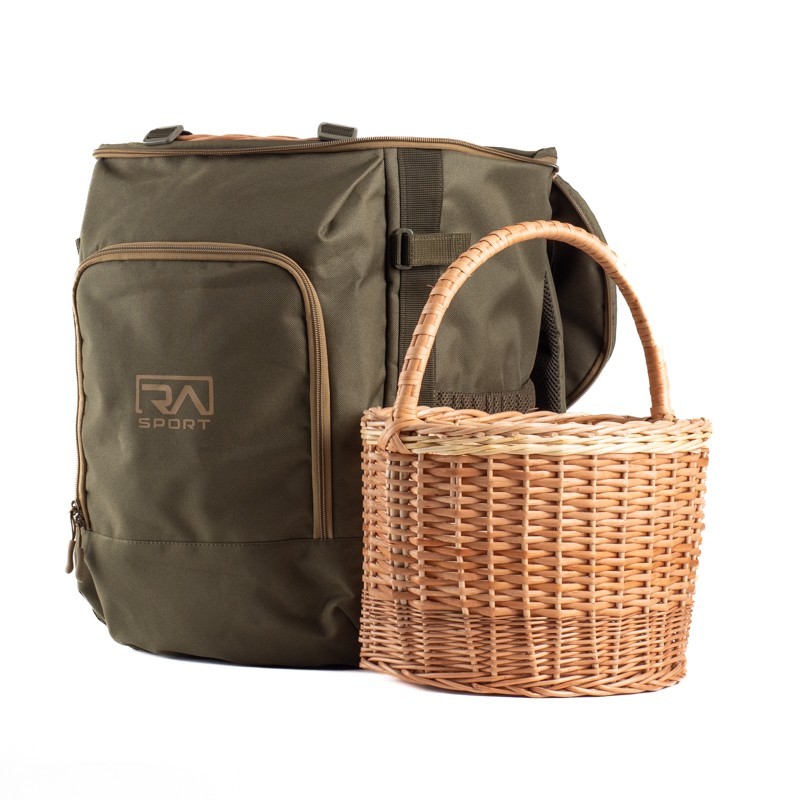Zaino portafunghi doppio cesto in vimini RA Sport 30L