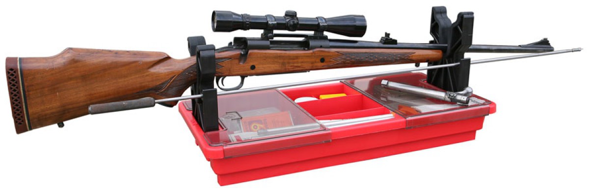 Banchetto MTM IA94 – Supporto da banco per pulizia fucili e carabine