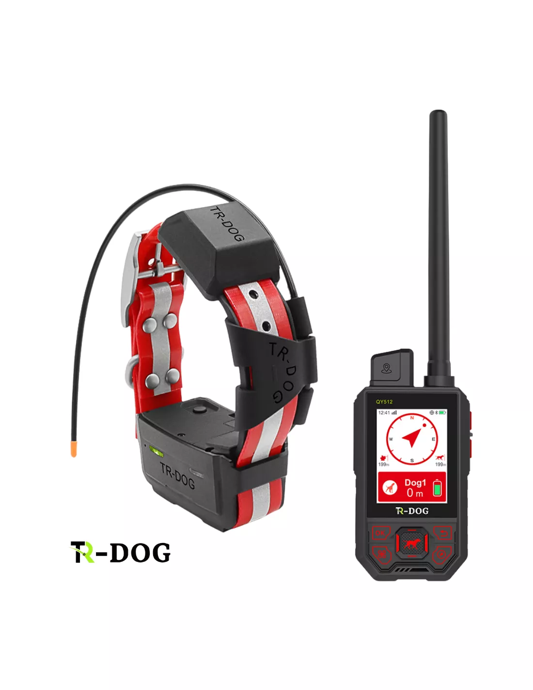 Collare GPS TR-Dog Q512/R60 con palmare