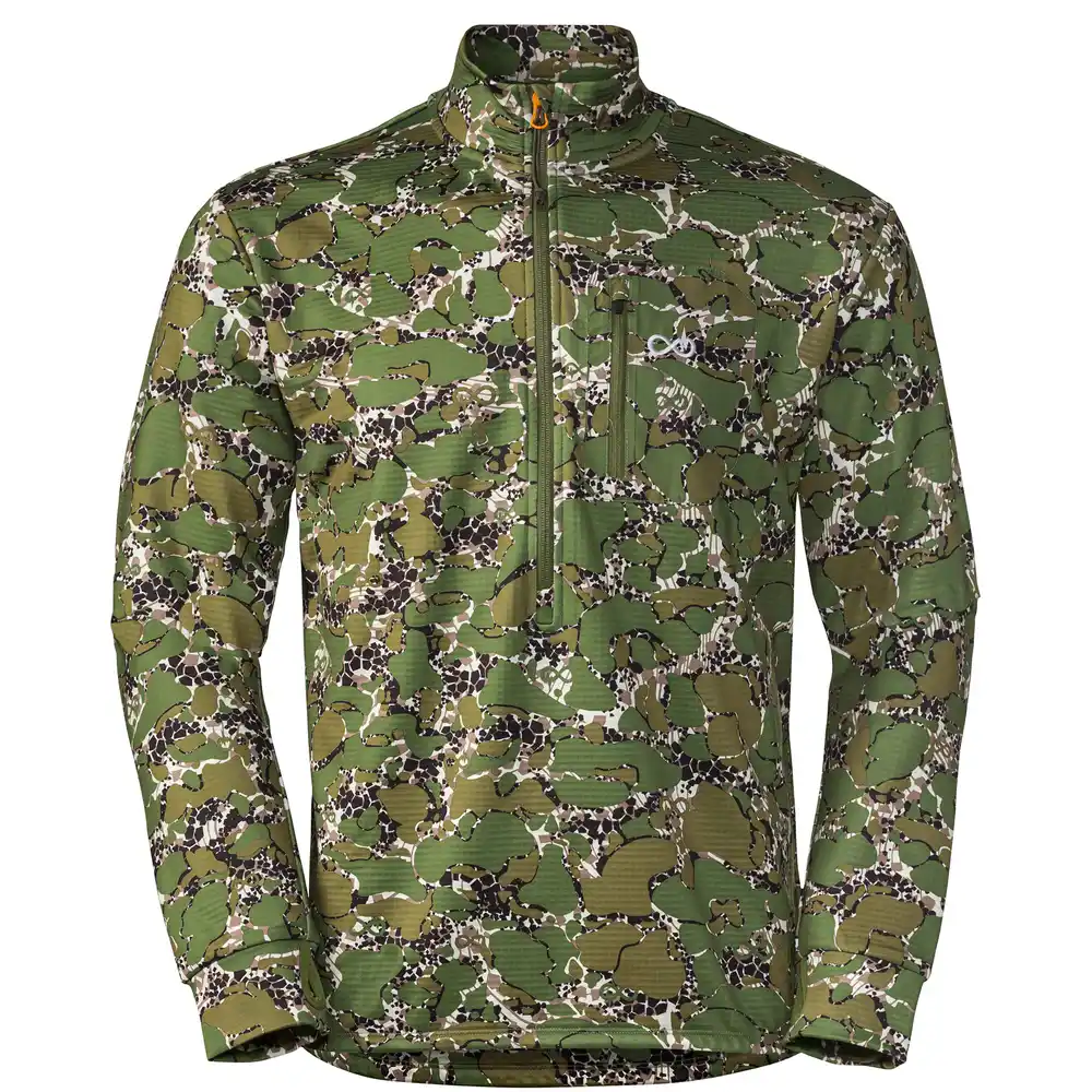 Merkel Gear Bushshirt Infinity Forest | Maglia tecnica in fleece traspirante e idrorepellente