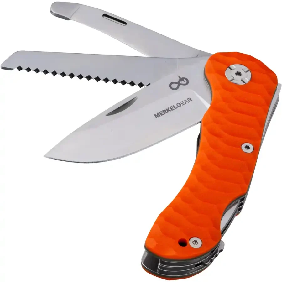Coltello da caccia Merkel Gear Keiler Tool 3 lame