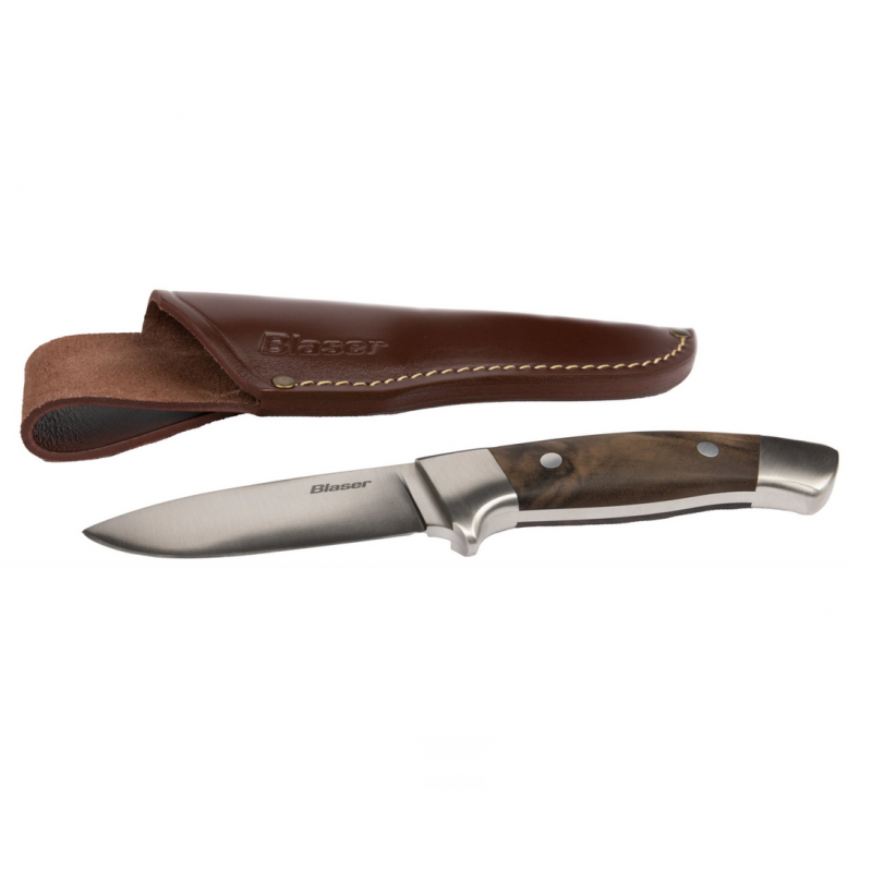 Coltello da Caccia Blaser 440C con manico in noce