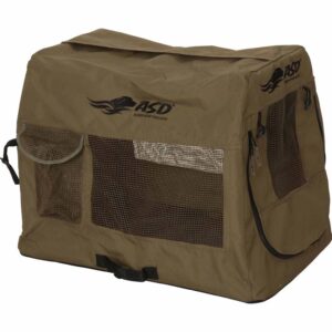 Trasportino cani caccia ASD Quick Set Kennel Marsh Brown | Pieghevole e leggero