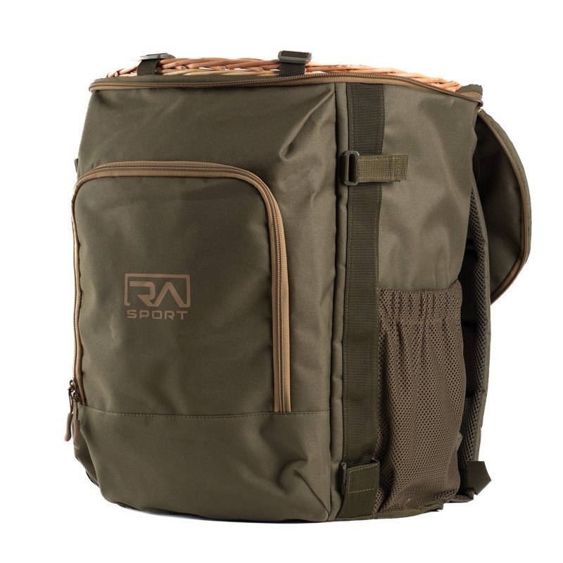 Zaino per funghi con cesto in vimini 30L 46x37x29 cm