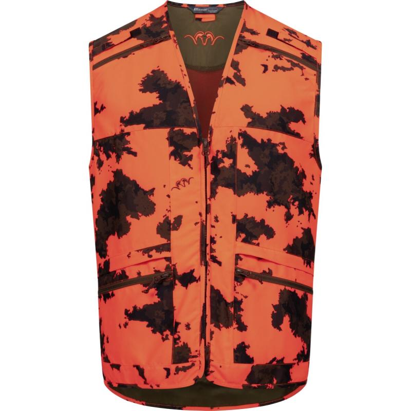 Gilet da caccia Blaser Kalle Waistcoat Blaze Orange Camo